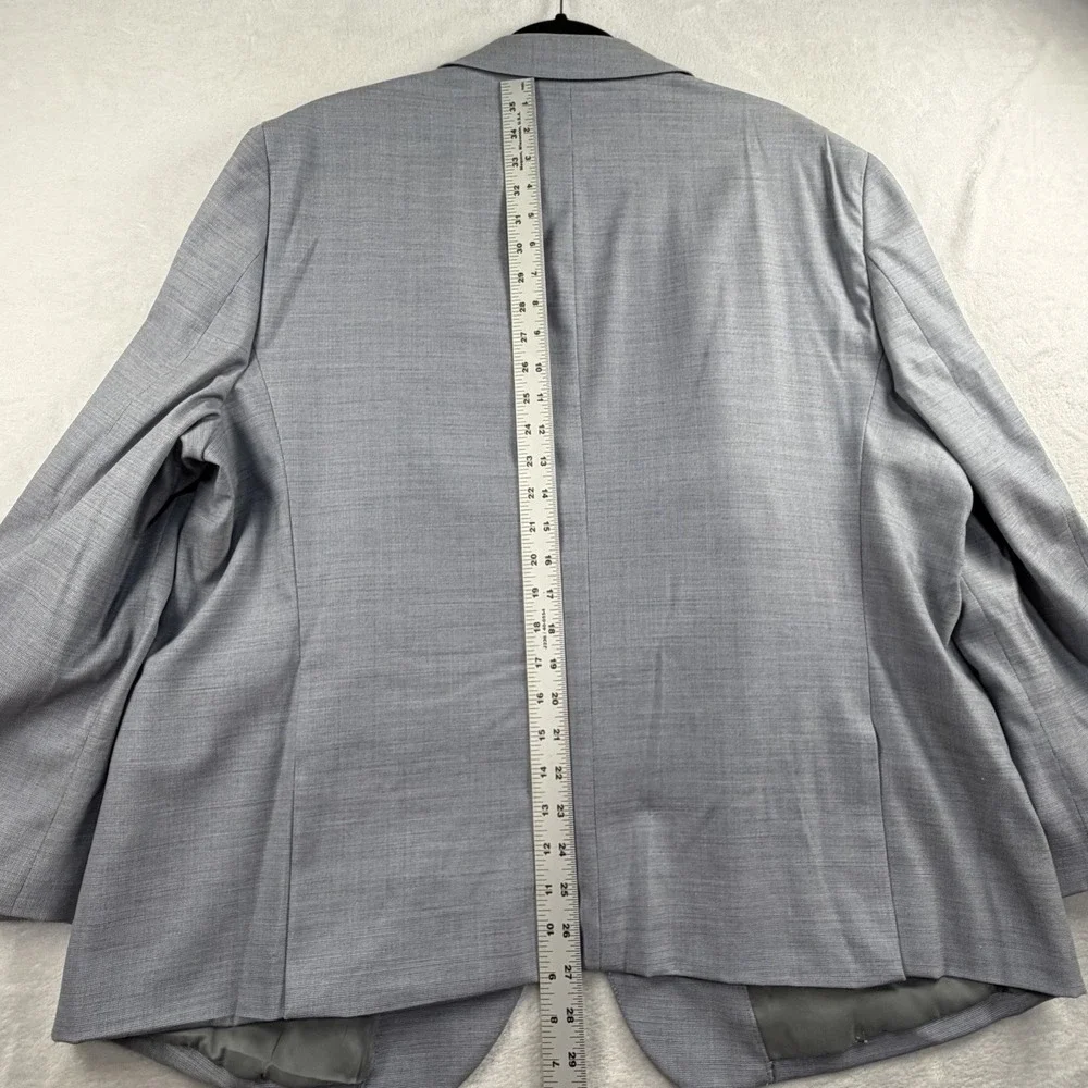 Bonobos Hopsack Blazer Sport Coat 50S Light Blue Lightweight Wool Stretch